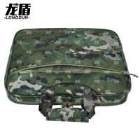 龙盾作业包手提公文包迷彩电脑包指挥文件包丛林款电脑包指挥作业包 [水墨云纹夏]电脑包