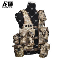 龙盾06款战斗携行具战术背心马甲弹袋防护装备丛林荒漠11件套