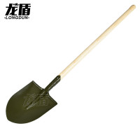 龙盾1.2米工兵铲大铲战备锹军户外铲子工兵锹204大军锹(尖头1把)