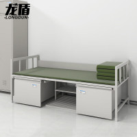 龙盾 加厚单人床宿舍铁架床单层床长2000*宽900*高810mm