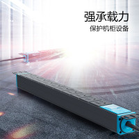 公牛(bull)PDU桌面电竞机柜插座/插线板/插排/排插/接线板/拖线板 10位总控开关全长3米 GNE-10A0