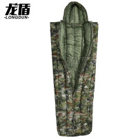 龙盾 户外大衣式睡袋 加厚保暖成人单B野营睡袋[丛林星空]大衣款1.5kg