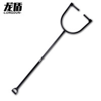 龙盾安保装备安防用品训练套装学校工厂盾牌钢叉 折叠腰叉