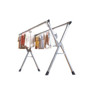 珂攸洋不锈钢晾衣架双杆2.4米个