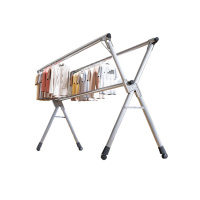 珂攸洋不锈钢晾衣架带轮1.6米个