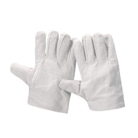 珂攸洋白甲布双层电焊手套15*10*1cm双/包