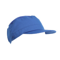 珂攸洋劳保防尘帽蓝色带网25*16*4cm包