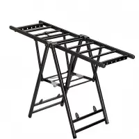 珂攸洋落地晾衣架升级黑