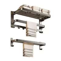 凌迪星浴巾架两件套60*21.5*19cm套