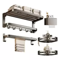 凌迪星浴巾架四件套60*21.5*19cm套