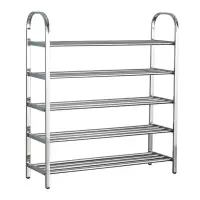 凌迪星五层鞋架100*23*78cm个