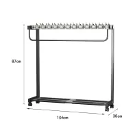 凌迪星带锁雨伞架106*30*87cm个