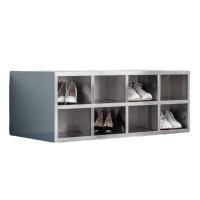 抚樽不锈钢鞋柜16格台