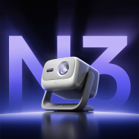 坚果投影(JMGO)N3纯三色激光变焦投影仪家用 4K无损超高清云台投影机 智能家庭影院