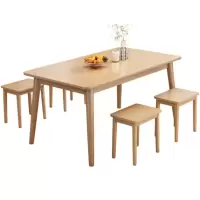 攸形餐桌160*80*75cm+4凳套