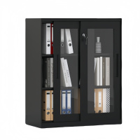 攸形玻璃门矮柜1090*900*400mm台