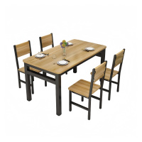 攸形餐桌120*70*75cm+4椅套