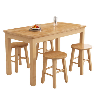 攸形餐桌100*60*75cm+4凳套