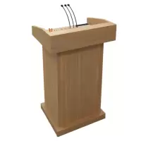 攸形办公主席台60*45*110cm张