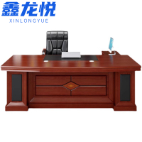 鑫龙悦经理桌1.6米+双柜张