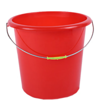 兰诗红色多功能提水桶 物业清洁桶 22L无盖-5个装 一组
