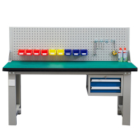 依韵珂防静电工具桌+吊二抽+单挂板180*75*80cm张