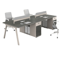 依韵珂四人员工桌+4椅280*120*75cm套