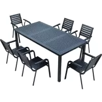 依韵珂户外桌椅1800*900mm+6椅套