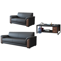 依韵珂接待沙发192*78*81cm(2+3+火烧石茶几)套