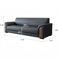 依韵珂办公沙发三人张