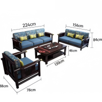 依韵珂沙发1+2+3+茶几套