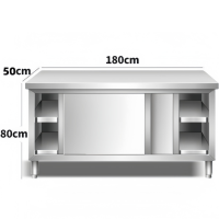 依韵珂不锈钢操作台180*50*80cm台