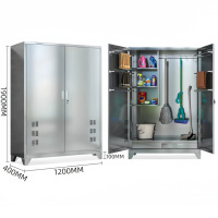 依韵珂清洁柜304不锈钢190*120*40cm台