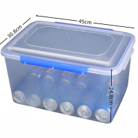 依韵珂透明收纳盒450*308*248mm个