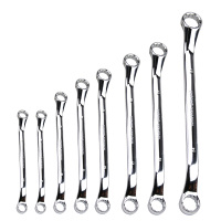 LAOA/老A Cr-V镜面止滑梅花扳手套装 LA317208 8把 1套