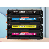 得印 CF400A硒鼓CRG045 mf633cdw四色套装 彩色墨盒粉盒带芯片