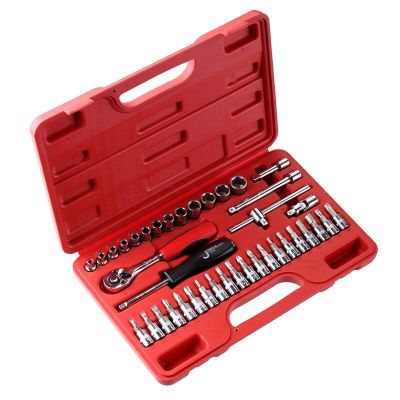 JETECH/捷科 1/4"系列公制套筒套装(39件)吹塑盒 SK1/4-39SP 39件 4-14mm 1套