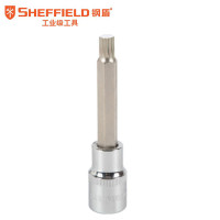 SHEFFIELD/钢盾 12.5mm系列55mm长十二角旋具套筒 S015282 1支