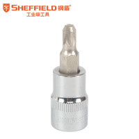 SHEFFIELD/钢盾 10mm系列米字型旋具套筒 S014302 PH2 1支