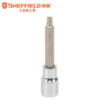 SHEFFIELD/钢盾 12.5mm系列公制六角加长旋具套筒 S015510 H10 1支