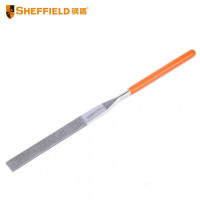 SHEFFIELD/钢盾 金刚石尖头半圆锉 S090102 3×140mm 150目 1支