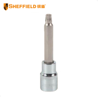 SHEFFIELD/钢盾 12.5mm系列55mm长花型旋具套筒 S015125 1只