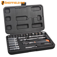 SHEFFIELD/钢盾 6.3MM系列公制组套 S010004 25件 1套