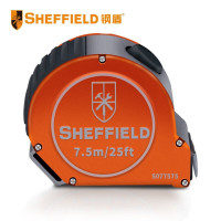 SHEFFIELD/钢盾 铝合金自锁 卷尺 S077575 7.5m×25mm 公英制双刻度 1把