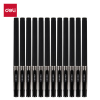 得力 S72 签字笔中性笔水笔 1mm 12支/盒 (单位:支) 黑色