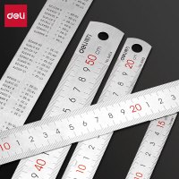 得力 8464 钢直尺 (单位:只) 银色