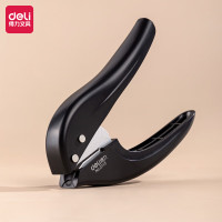 得力(deli)φ6mm可打10页手握式单孔打孔器打孔机 颜色随机0115