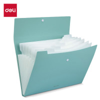 得力72456-A4/8格风琴包(单位:个)绿