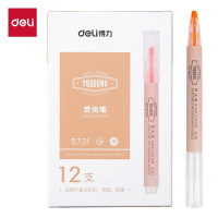 得力(deli)S731荧光笔(橙)(单位:支)