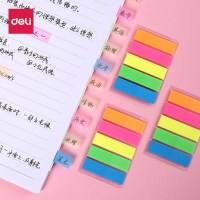 得力 9063 荧光纸百事贴 44x12mm (单位:包) 混色